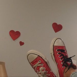 red converse